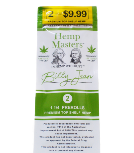 CBD Hemp Pre Rolls By Hemp Masters