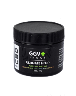 GGV+ Naturals Ultimate Hemp CBD Muscle and Joint Rub 400mg