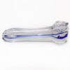 Glass Hand Pipe Blue & White