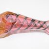 Glass Hand Pipe Pink Octo