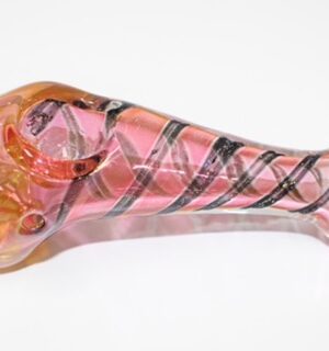 Glass Hand Pipe – Pink Octo