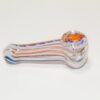 Glass Hand Pipe Swirl Blue & Orange