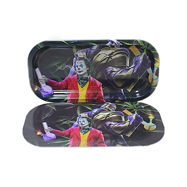 Joker and Thanos Rolling Tray With Lid