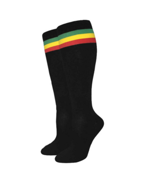 Julietta Rasta Striped High Knee Socks