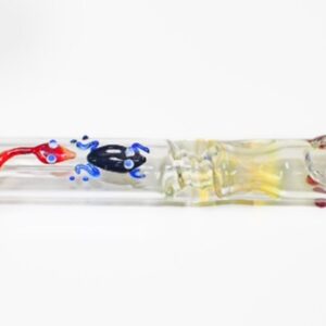 One Hitter Pipe – Wild Abstract Blue & Red