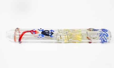 One HItter Pipe Wild Abstract Blue & Red