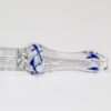 One Hitter Pipe Blue & White Swirl