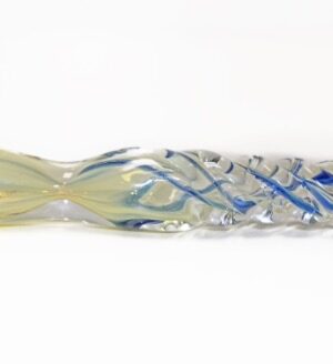 One Hitter Pipe – Blue & Yellow Swirl