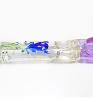 One Hitter Pipe – Wild Abstract Blue & Purple