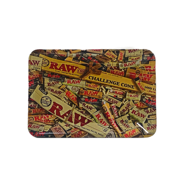 Raw Collage Rolling Tray