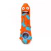 Silicone Hand Pipe Pickle Rick Blue & Orange