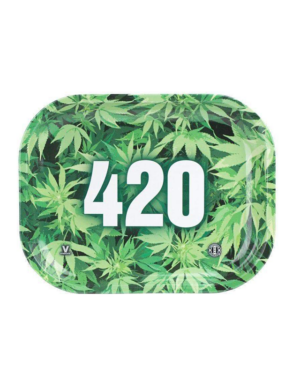 Syndicate 420 Weed Metal Rolling Tray – Green